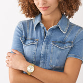 Reloj Fossil Scarlette Cuarzo Acero Inoxidable Mujer - ES5262
